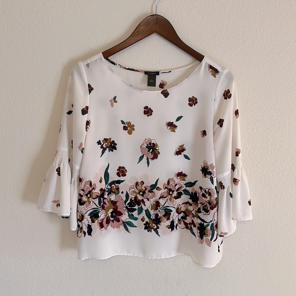 Ann Taylor Factory Floral Top
